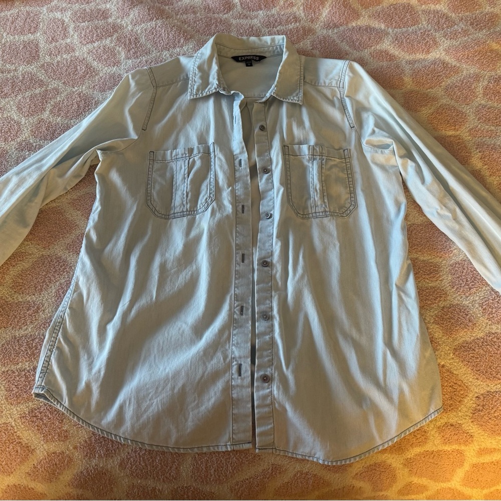 Light Blue Button-Up Shirt
